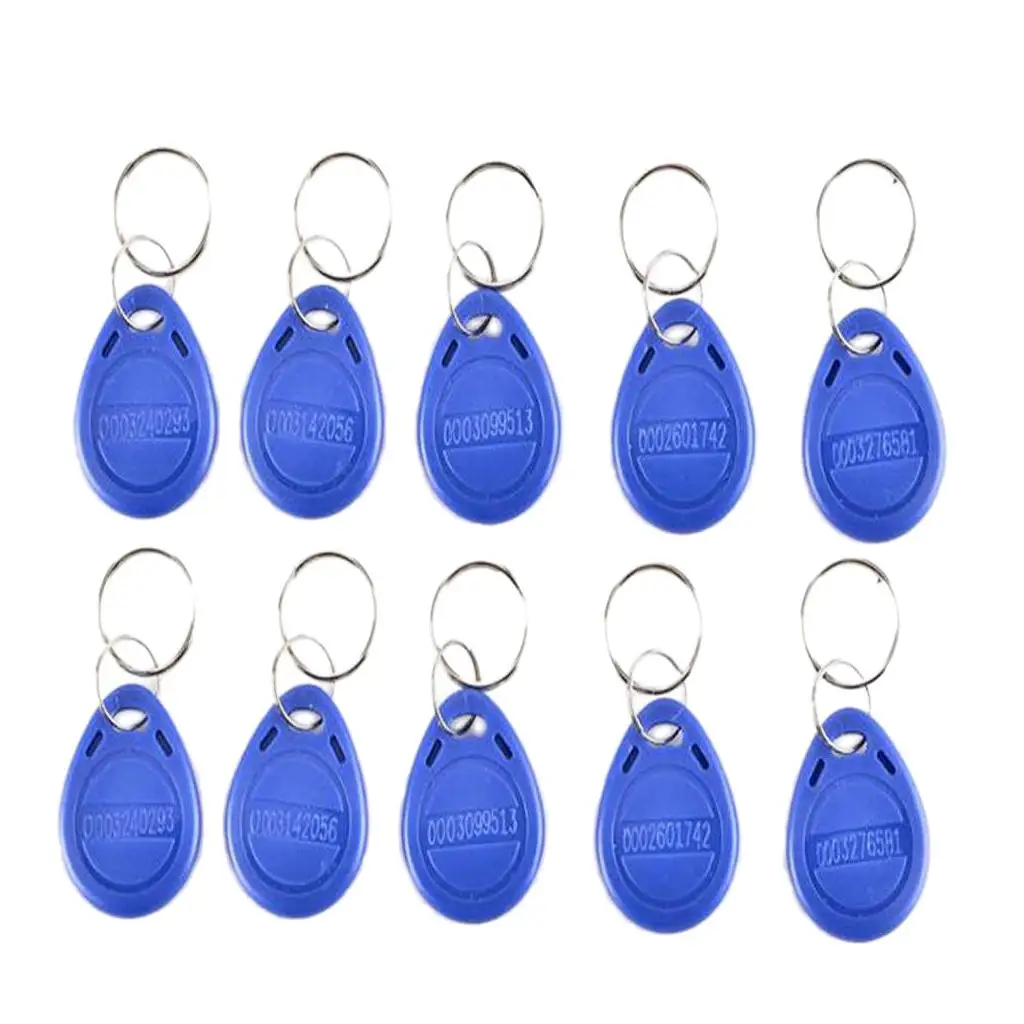 100Pcs Access Control Keychains IC Keycard Home System for Security Lock Wholesale blue