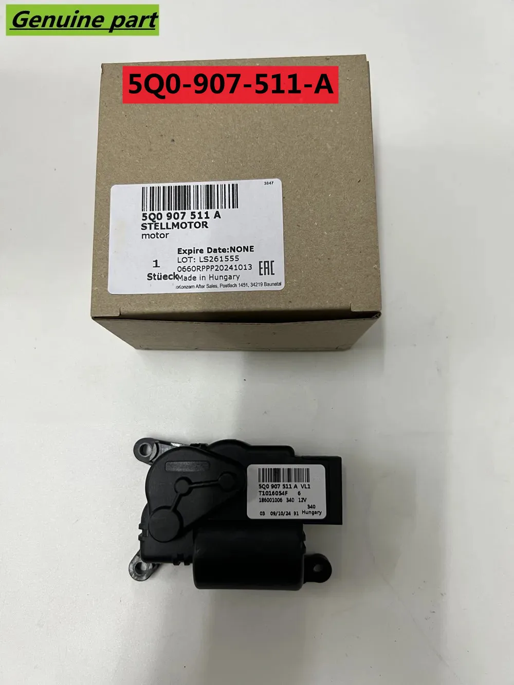 

New 2 Years Warranty OEM 5 Pins 5Q0907511A Air Conditioning Heater Flap Actuator Motor for Audi Q2L Q3 A3 TT TTS VW SKODA 2015+