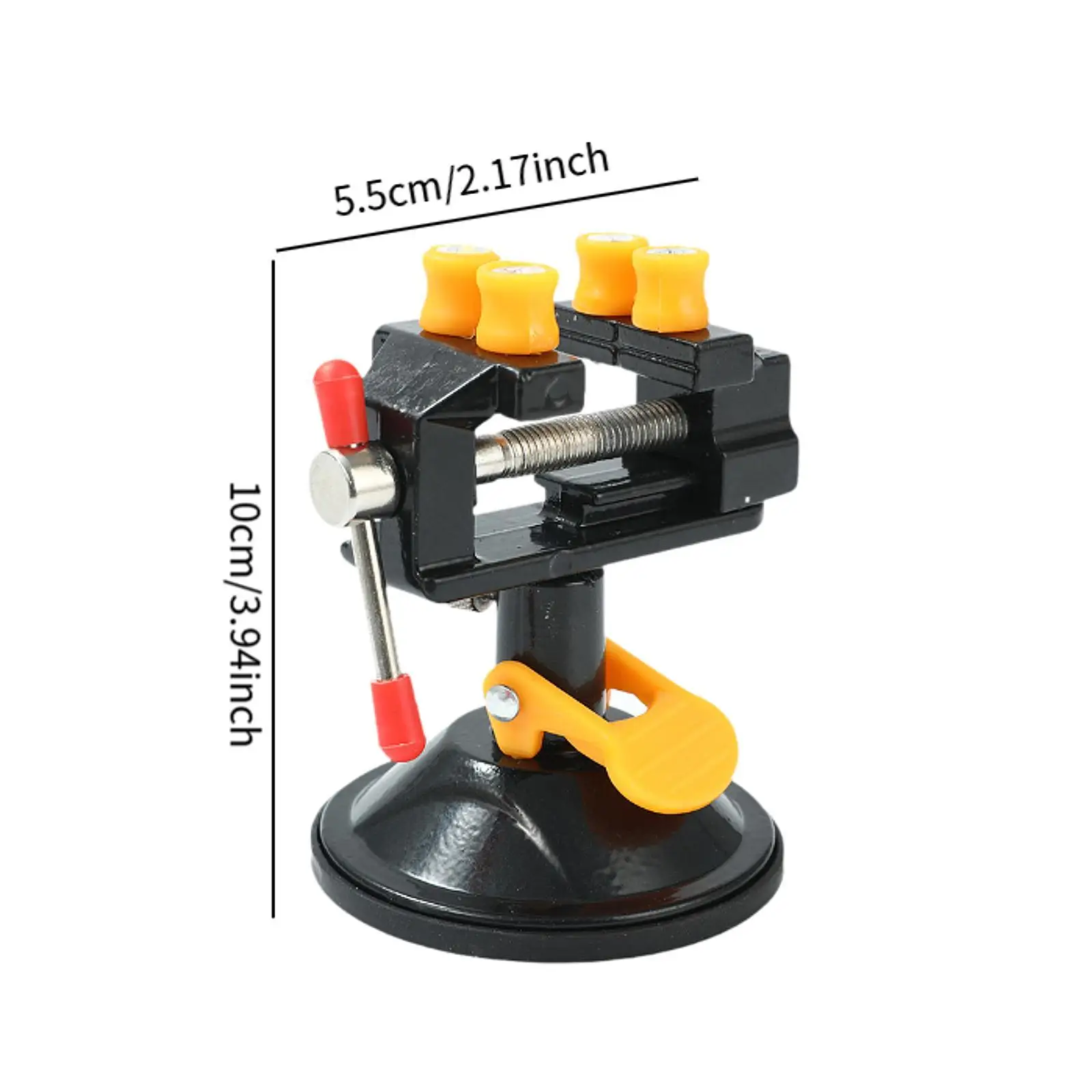Mini Tisch Schraubstock Klemme Drehung Einstellbar Universal Clip auf Werkzeug Tisch Schraubstock Saugnapf Schraubstock für DIY Hobby Reparatur