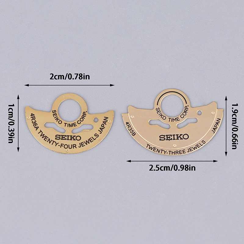 NH35 Movement Watch Movement Parts NH35 To 4R35B Rotor NH36 To 4R36A Movement Automatic Hammer Patch Metal Sheet Lettering Rotor