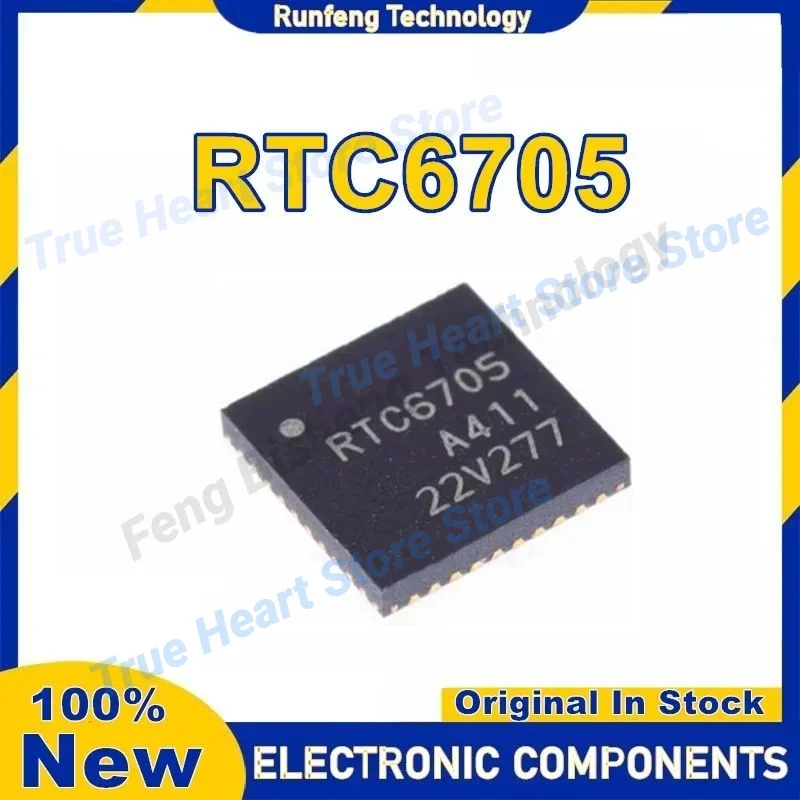 

Новый оригинальный чип беспроводной аналоговой передачи видео RTC6705 QFN40 5,8G RTC6705A