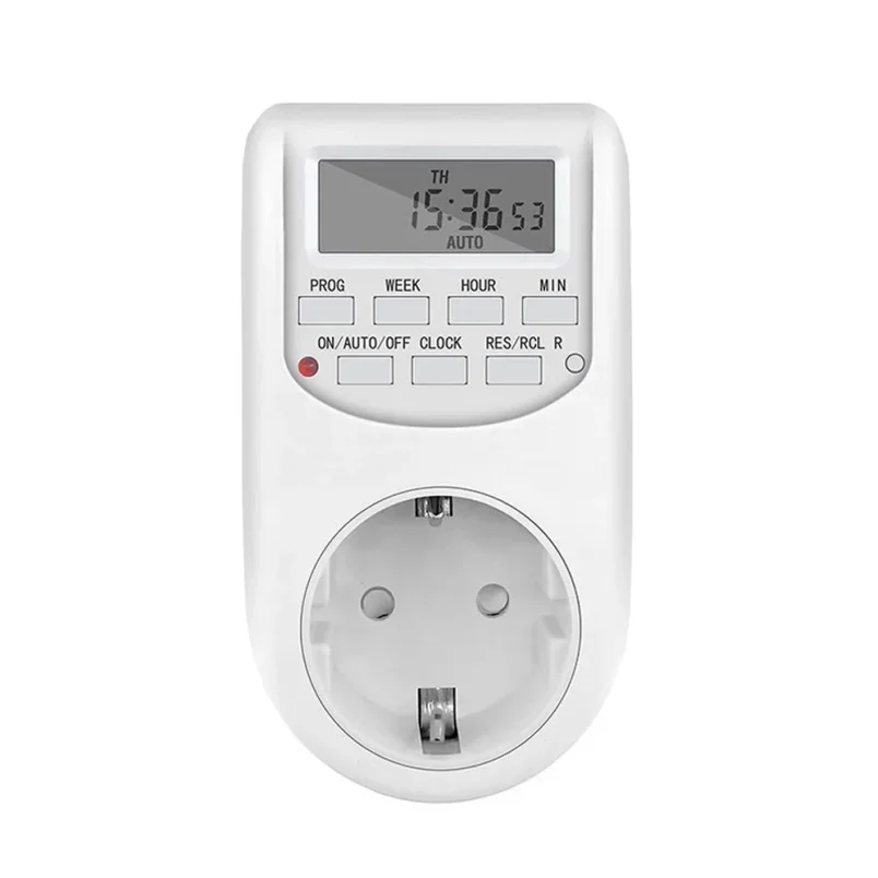 Picture 6: EU Plug Timer Switch Digital Power Socket Energy Saving Adjustable Kitchen Timer Outlet Week Hour Programmable Timing Socket