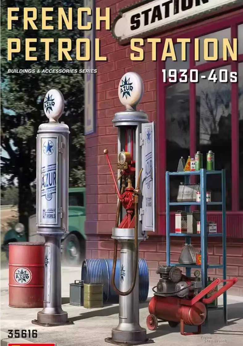 

MINIART 35616 1/35 Scale French Petrol Station 1930-40s