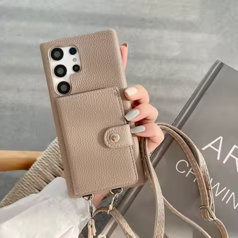 Crossbody Phone Case for Samsung Galaxy S23 FE S25 S24 Ultra S22 S21 Plus A55 A15 A25 A35 A26 A36 A56 Wallet Card Holder Cover