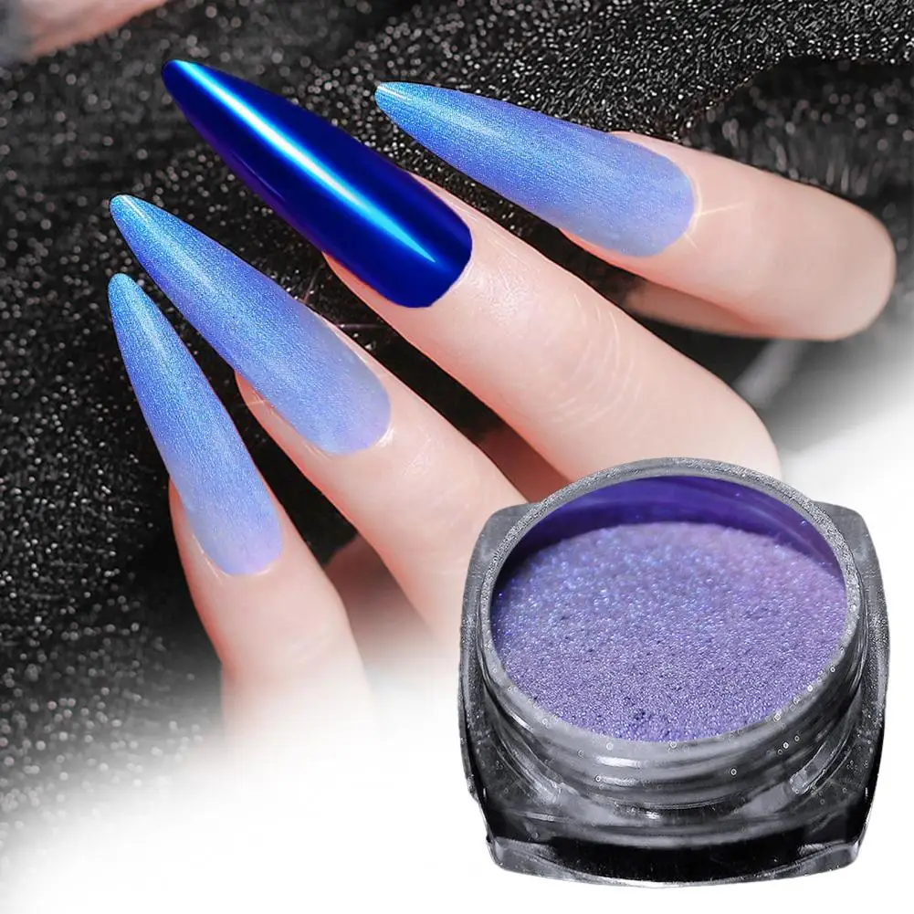 Poudre de fard à barrage coloré métallique pour les ongles, effet miroir, paillettes dorées, vernis gel UV, poussière chromée