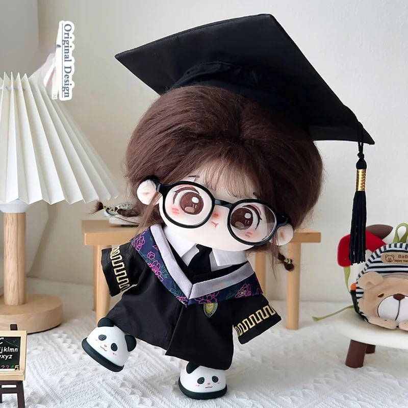 

Only Clothes 10/15/20/40cm Cotton Doll Clothes College Graduation Season Six Science Bachelor'S Clothing Set Cute Clothes