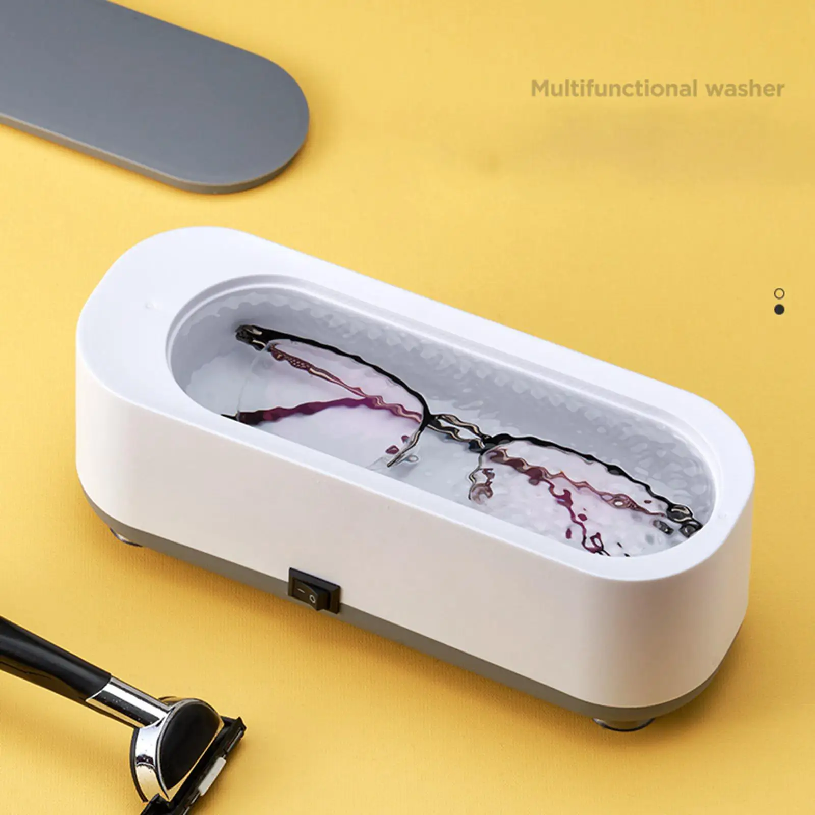 Nettoyeur de bijoux à ultrasons, Machine de nettoyage pour boucles d'oreilles, lunettes, bagues