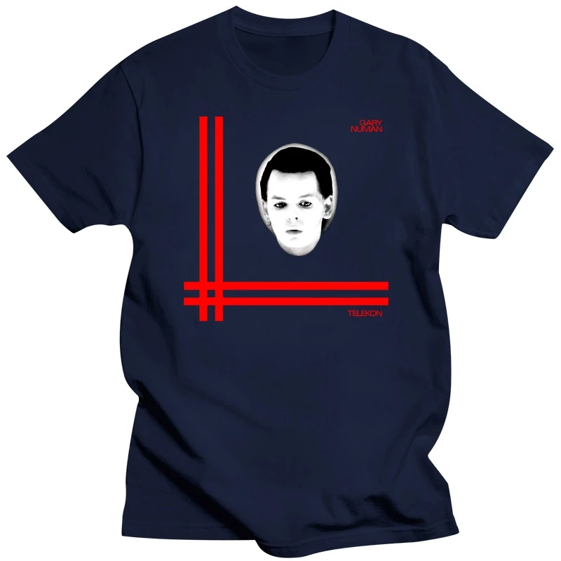 Gary Numan (Tubeway Army) Telekon 1980 T-Shirt - Brand NEW2019 fashionable Brand 695%cotton Printed Round Neck T-shirts cheap wh