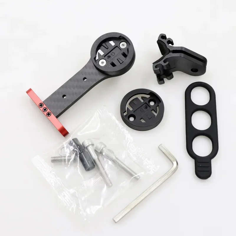 Carbon Bike Mount for Garmin Bryton Wahoo Integrated Handlebar GPS Computer Stand