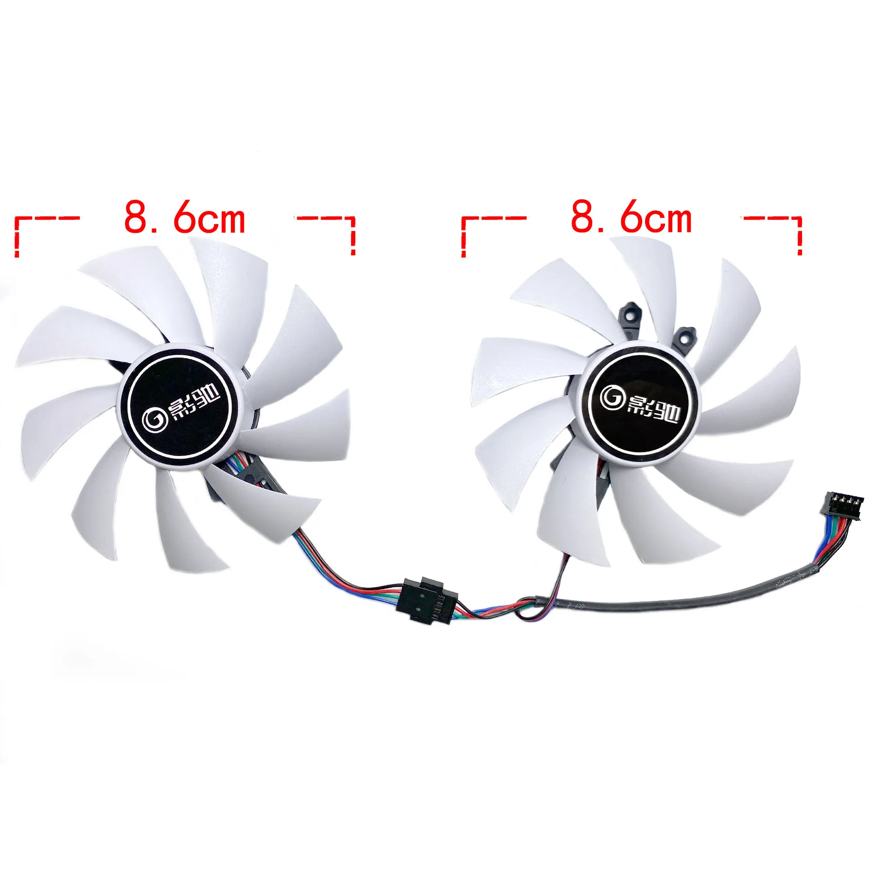 New For GALAX GeForce RTX2060 GTX1660 1660ti 1660S EX White OC Graphics Card Replacement Fan GA92S2U