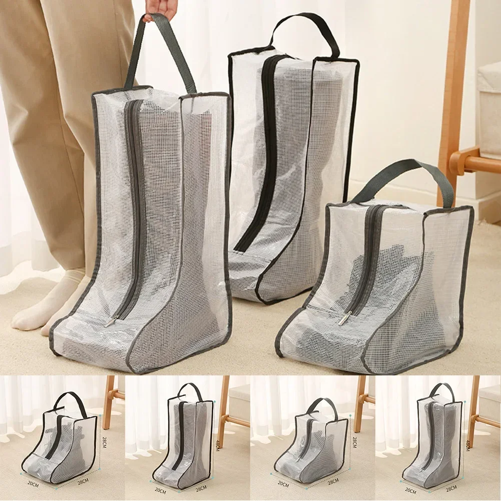 Travel Storage Bag Portable Shoes Organizer Storage Bags Long Shoe Home Moisture-proof Dustproof Cover Boots Shoes Storage Bag
