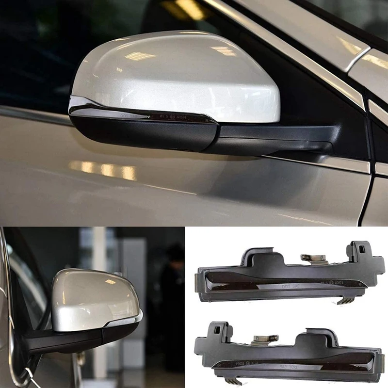 Dynamic LED Side Mirror Turn Signal Lights for Volvo S60 CC V60 CC S60 II S80 II V70 III Rear View Mirror Indicator