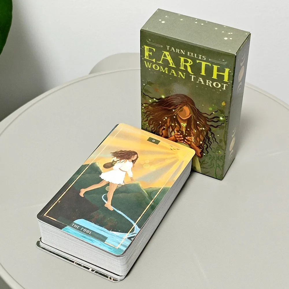 78 Pcs Tarot Cards Earth Woman Tarot Deck 10.3*6cm Nurture Your Intuition and Celebrate Mother Nature's Wisdom