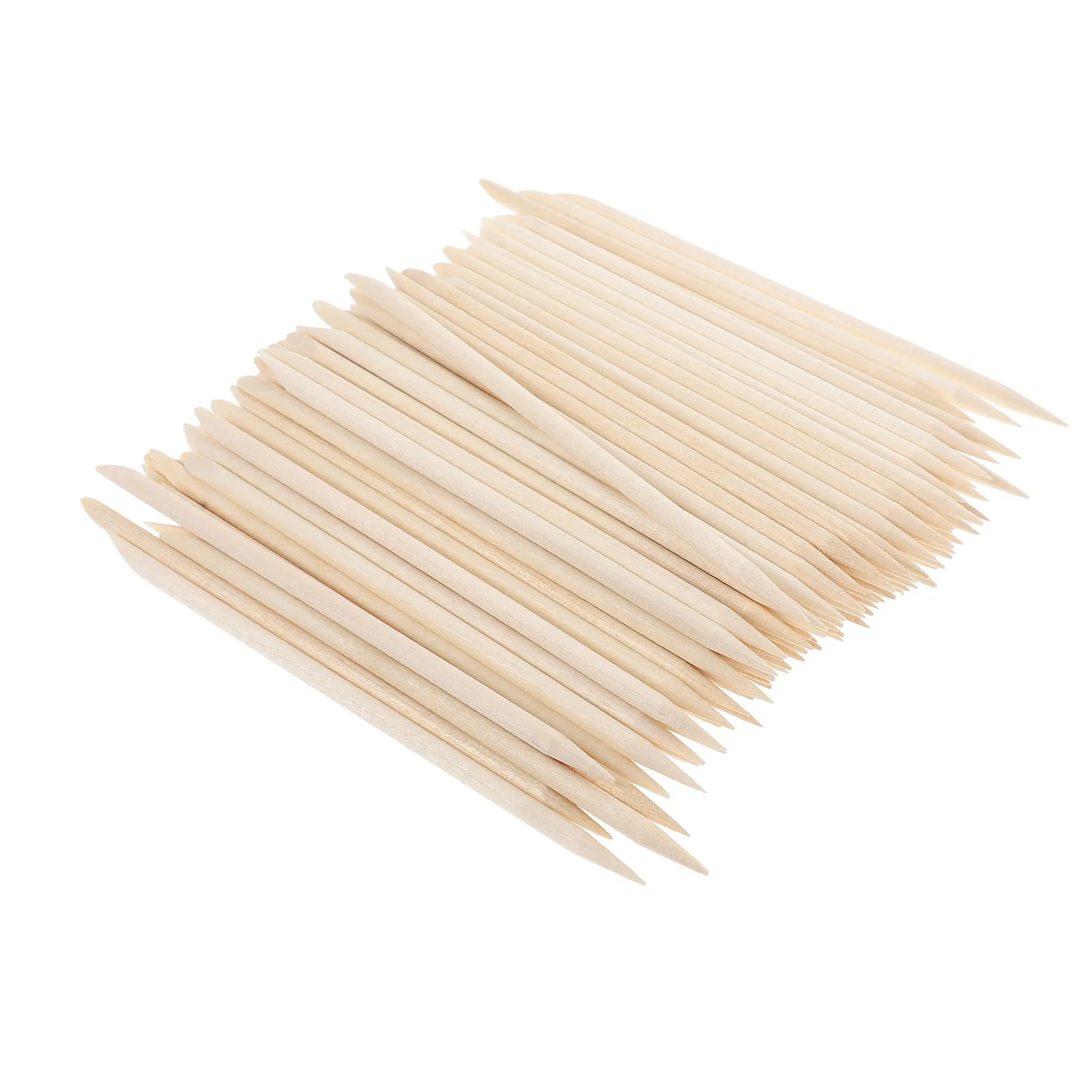 300 bâtonnets en bois naturel pour ongles, pousse-cuticules doux pour le nail art, outil de manucure et pédicure, fournitures de manucure pour femmes