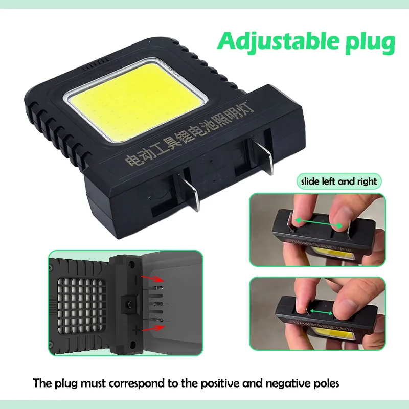 Power Tool Accessories LED Work Light for 20v-21vHigh Brightness Long-lasting Power Work Light for Garage, Workshop and Outdoor