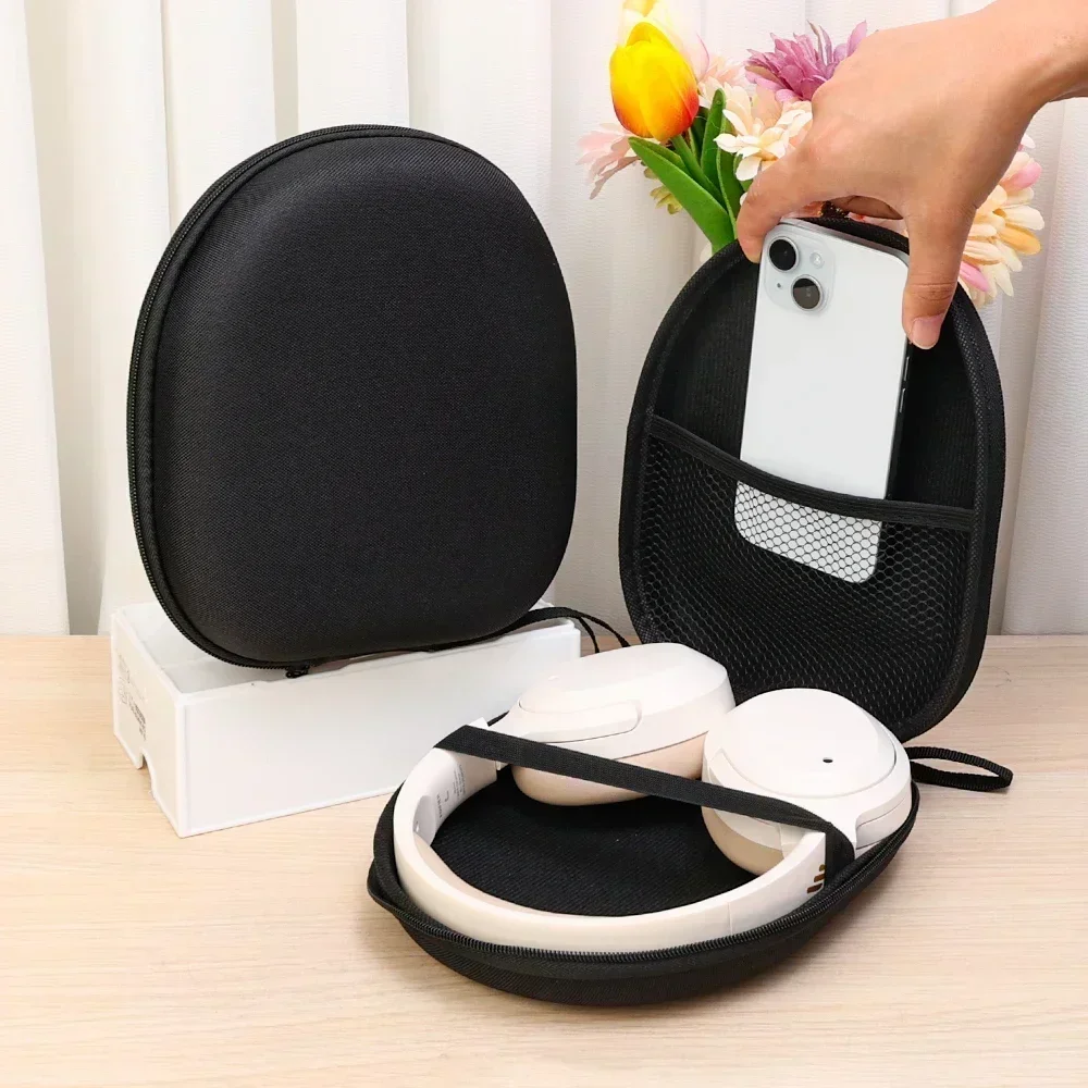 EVA Carrying Headphone Case Headset Travel Bag for Sony MDR-ZX100 ZX110 ZX300 ZX310 ZX600 WH-CH 720N On-Ear Headphones Pouch