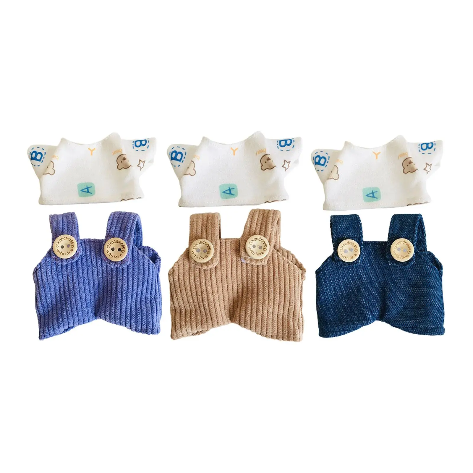 

Мини-Одежда для кукол 6 дюймов, удобная одежда для кукол, детская одежда