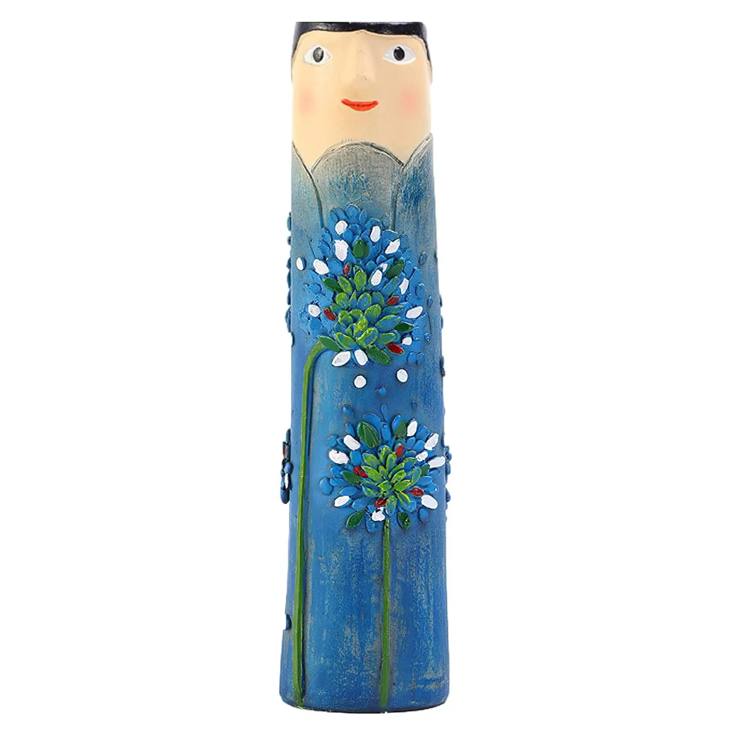 Boho Face Vase Spring Bud Vases Home Decor Flower Plant Holder Bathroom Shelf Living Room Wedding Centerpieces, Customized