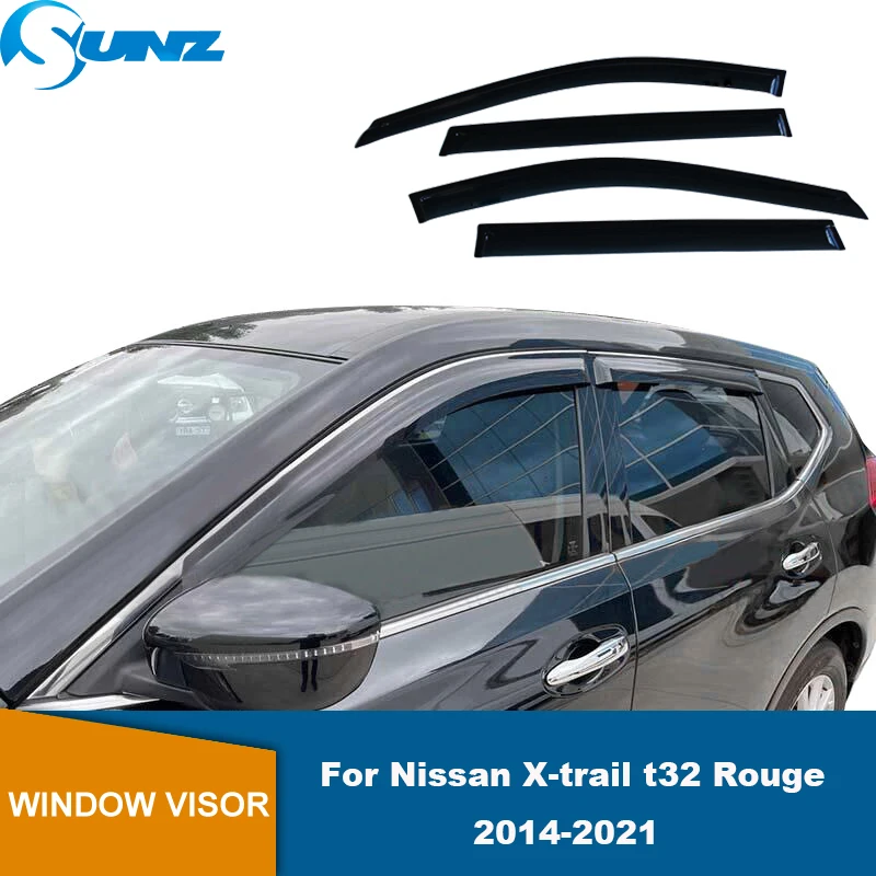 Window Deflector For Nissan X-trail t32 Rouge 2014 2015 2016 2017 2018 2019 2020 2021 Door Visor Weathershield  Sun Rain Guards