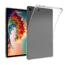 Miękkie przezroczyste odporne na wstrząsy etui na Tablet TPU do Samsung Tab A9 A8 A7 X110 A7 Lite T220 T225 S9 S7 X710