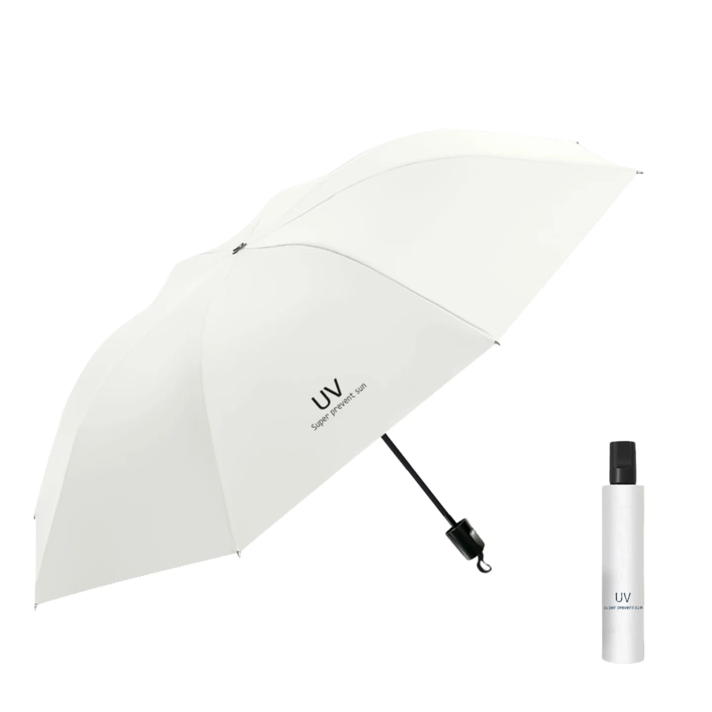 Mini-Reiseschirm Tragbarer Manueller Faltbarer Sonnen- und Regenschirm 8 Rippen Mini Trendiger Schirm UPF50+ UV-Schutz Geschenke für Frauen Männer