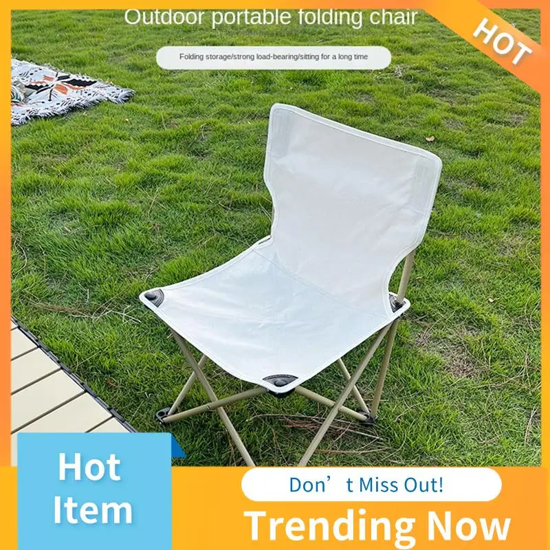 AB08-Small Outdoor Folding Chair, Camping Picnic Chair, Ultra-Light Portable Artist Sketching Chair