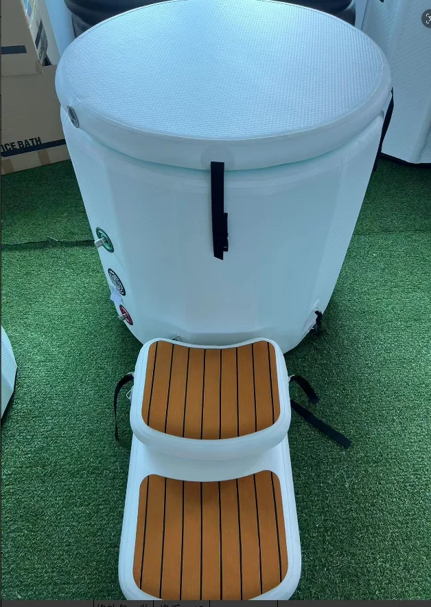 Syochi  Ice Bathtub Portable Cold Plunge Tub With Water Chiller 0.3HP/0.6HP Inflatable Ice Bath Tub for Ice Bath Therapy