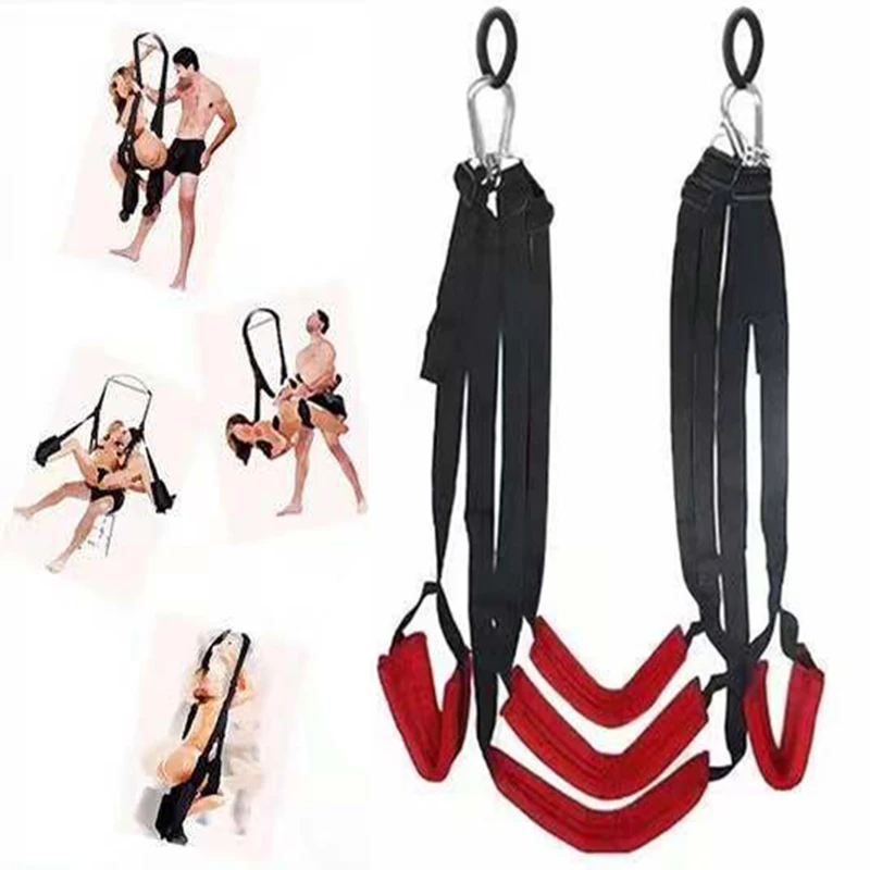 

Couples Erotic Sexual BDSM Bondage Soft Nylon Sex Swing For Woman Men Couple Slave Restraint Indoor Sling Couples Sex Toys