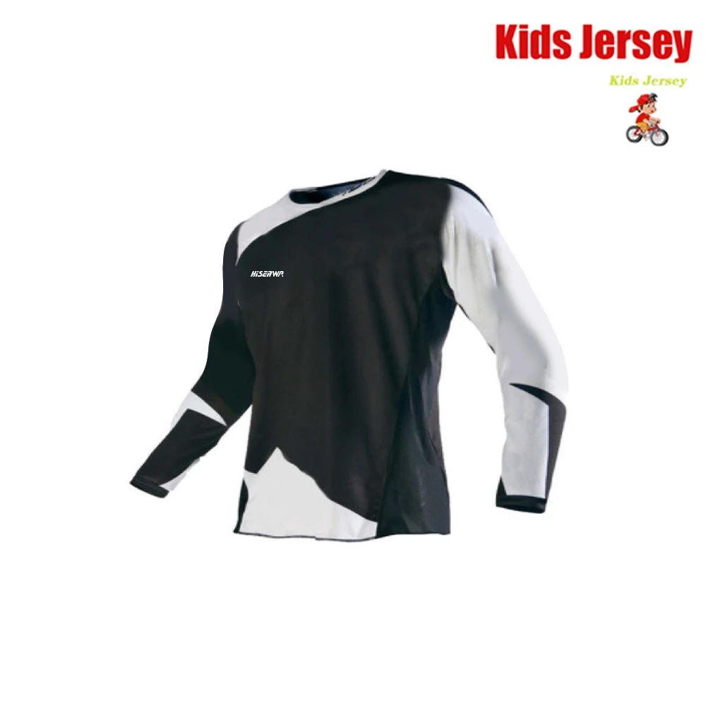 Motocross Jersey voor kinderen Downhill Fietsshirts Mountainbike Shirt Motorfiets MTB T-shirt voor kinderen Fietskleding