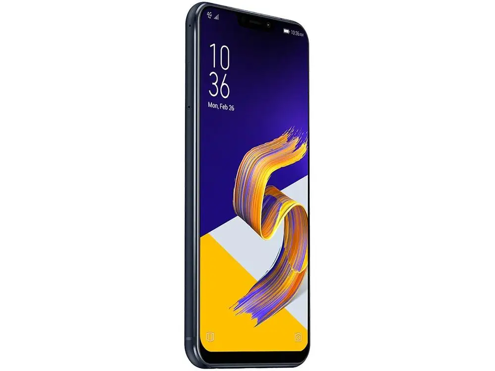 هاتف Asus ZenFone 5 بسعة 128 جيجابايت باللون الأسود 4G ثماني النواة