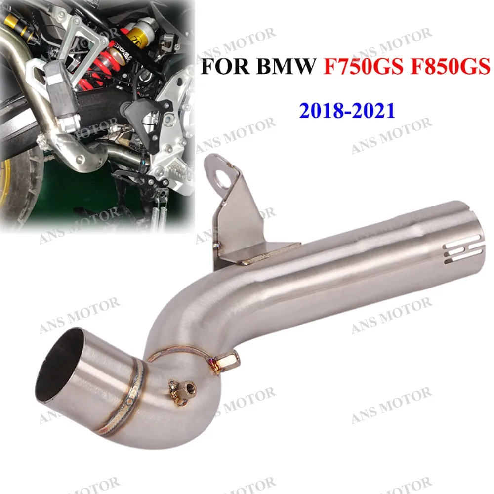 

Slip On For BMW F750GS F850 GS F750 GS 2018 - 2021 Motocycle Exhaust Middle Link Pipe F750GS Exhaust Connect Original Muffler