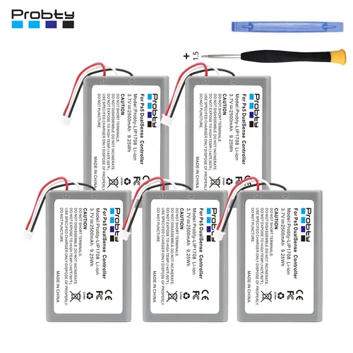 Batería de 2500mAh LIP1708 para controlador Sony PS5, batería recargable para controlador de juego DualSense