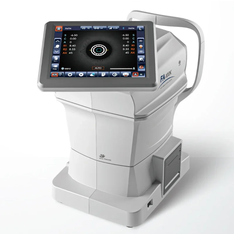 FA-100K جديد متعدد الوظائف للكشف عن البصريات أدوات طب العيون السيارات الانكسار مقياس القرنية مع وظيفة مقياس القرنية