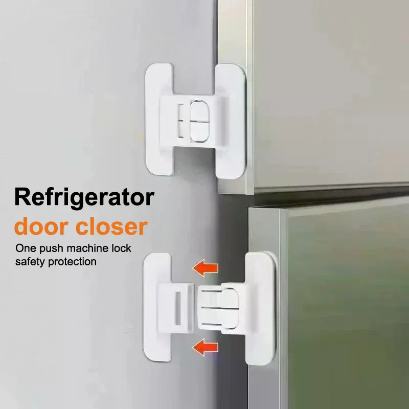 5Pcs Home Refrigerator Lock Safety Fridge Freezer Door Lock Multi-function Safety Locks Children Security Protector New