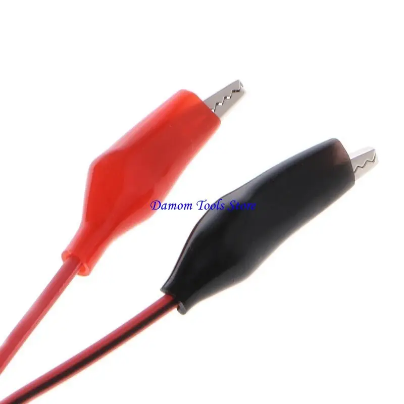 57BE Dual Red & Black Test Leads with for Crocodile Clips Jumper Cable Wire