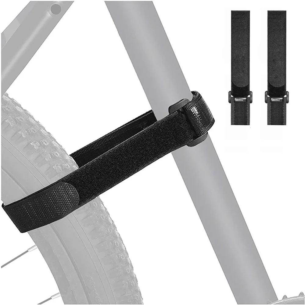 Bike Rack Strap Bike Wheel Stabilizer Straps Stonger Grip with Gel Adjustable 2 Pack