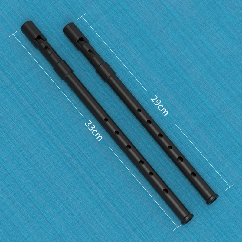 الراتنج الأيرلندية الناي C مفتاح D مفتاح 6 ثقوب الناي الأسود ABS البلاستيك المزامير آلة موسيقية تقليدية مع مستوى دخول صافرة