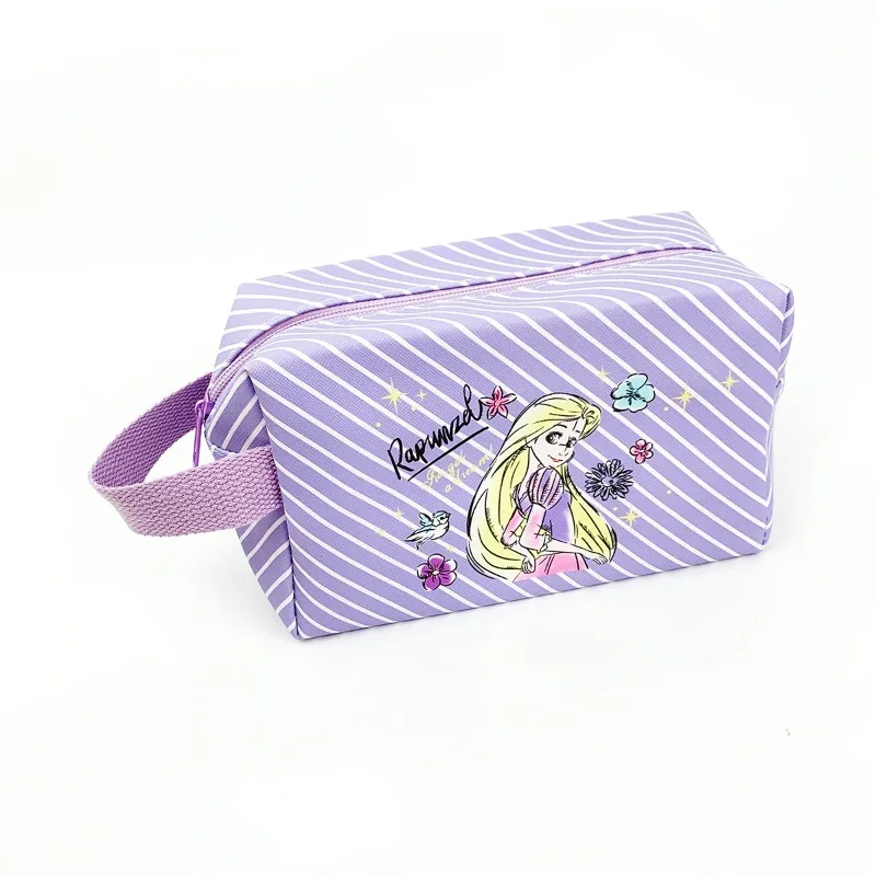 Disney Princess Mini Make-up Tas Waterdichte Draagbare Handheld Cosmetische Tas met Rits Cartoon Print voor Dames
