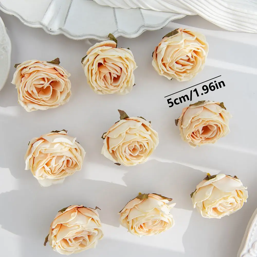 Künstliche Blume mit verbranntem Rand, Rose, Hochzeitsbrautstrauß, Dekoration für Zuhause, Valentinstag, Gartenbogen im Freien, Festival, Party, Kranz, DIY-Geschenk – Detail 7