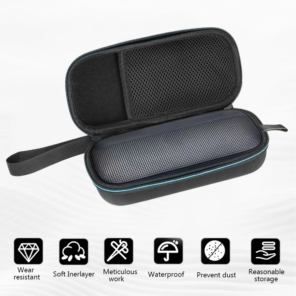 Smart Speaker Storage Bag Bluetooth Speaker Carrying Case EVA Shell Audio Portable Protective Travel Box for Bose SoundLink Flex