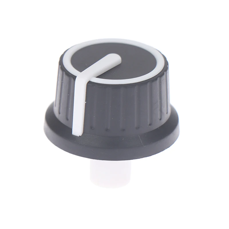 2PCS 25*25.5MM Rubber Half Shaft Knob Potentiometer Rotary Encoder Volume Switch New！