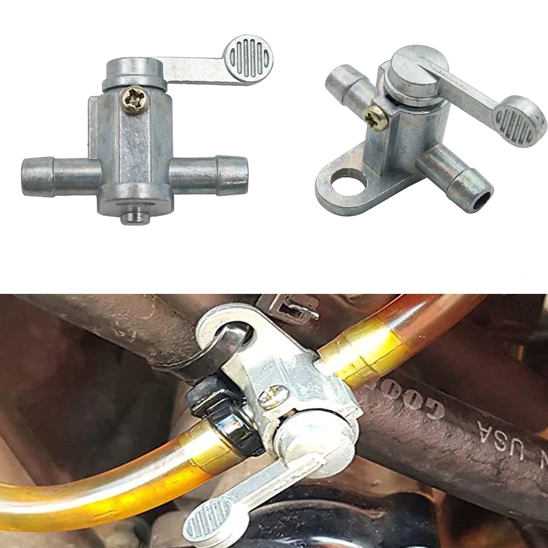 Motorcycle ATV 8mm 5/16'' Fuel Tap Gas Petrol Valve Fuel Tank Switch For Honda Kawasaki  Suzuki Yamaha Motocross Universal