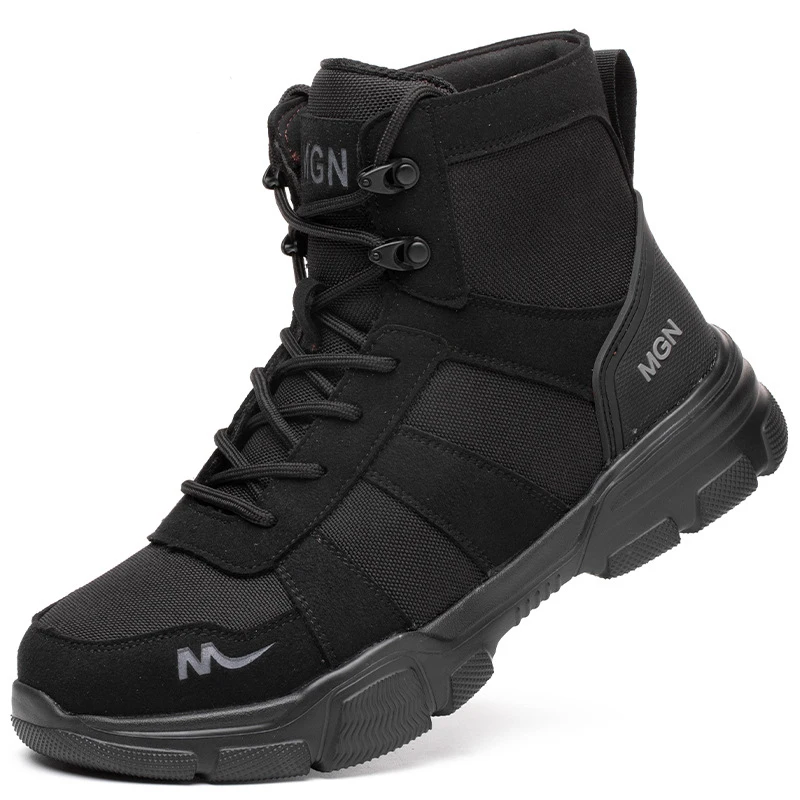 Werklaarzen Onverwoestbare veiligheidsschoenen Heren Schoenen met stalen neus Naalddichte sneakers Dames Antislip werkschoenen Mannelijke tactische laarzen