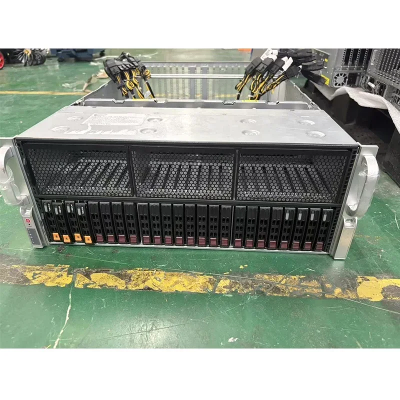 u sed Supermicro AS-4124GS-TNR 4U GPU Server u sed Supports AMD EPYC 7002/7003 Processors PCIe 4.0