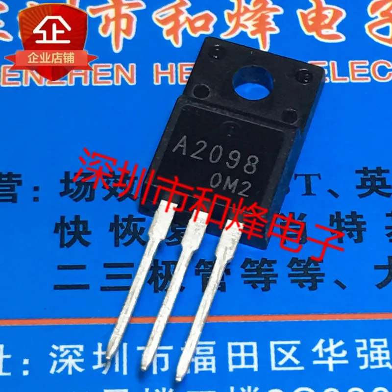 (5 Pieces) A2098 2SA2098  TO-220F / K3699 2SK3699  900V 3.7A / YG878C20  TO-220F / YG982S6  TO-220F