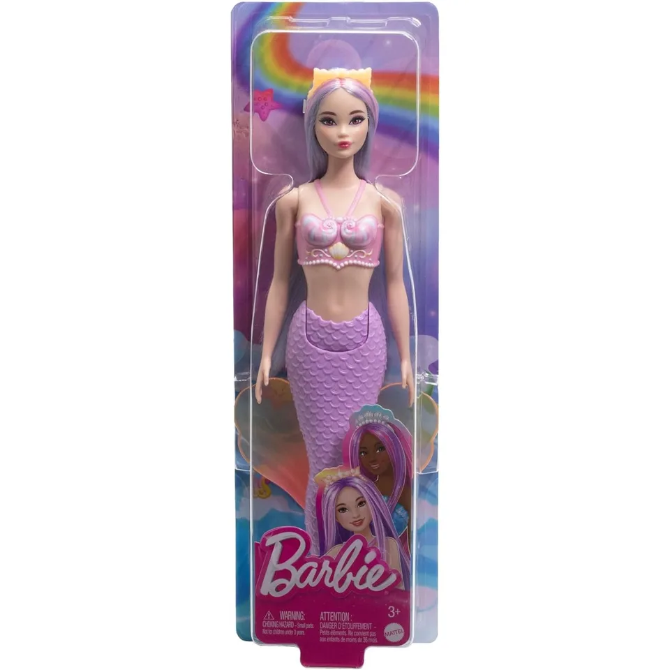 2025 新オリジナルマテルバービー人魚人形ピンクの髪の人形女の子の
