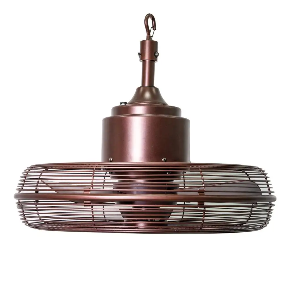 Наружный 18-дюймовый настенный вентилятор с 3-скоростной осцилляцией и подвесным крючком. Идеальное использование беседки, патио, крыльца.