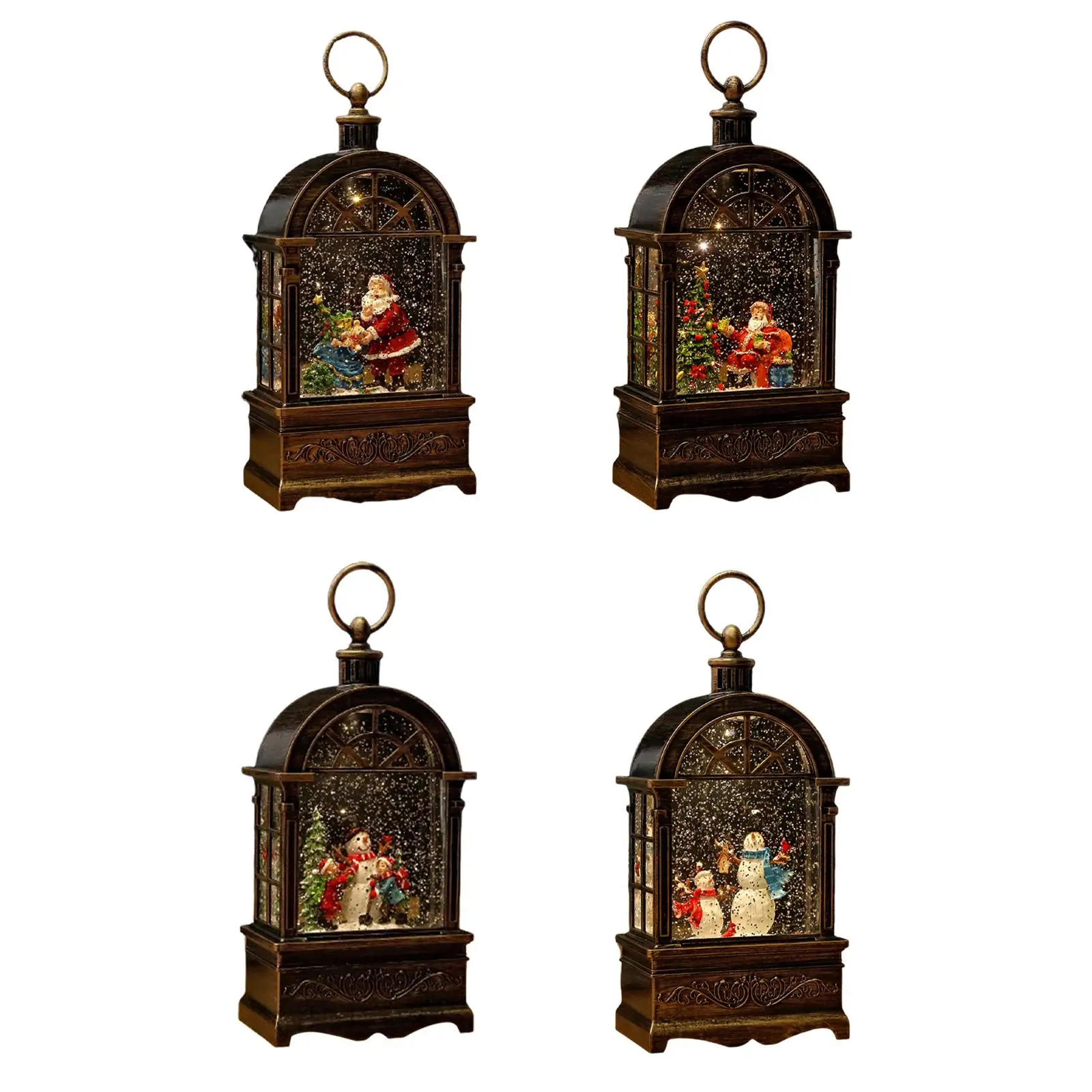 

Рождественская музыкальная шкатулка-фонарь Рождественское украшение для праздника, свадьбы