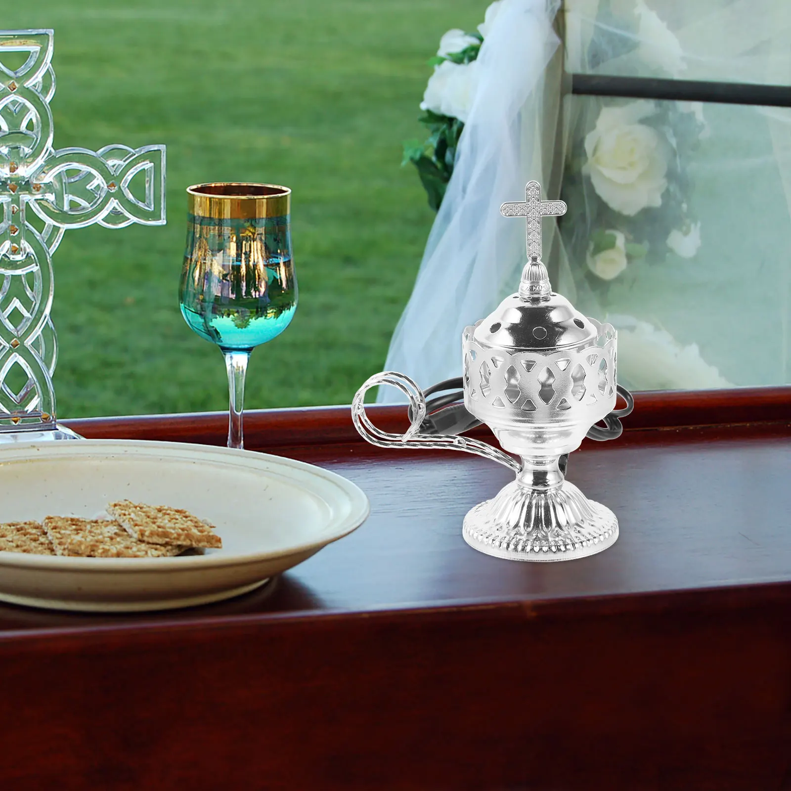 

Premium Electric Incense Burner Iron Material Vivid Design Suitable for Home Office As Decorative Accent Electric Incense Burner