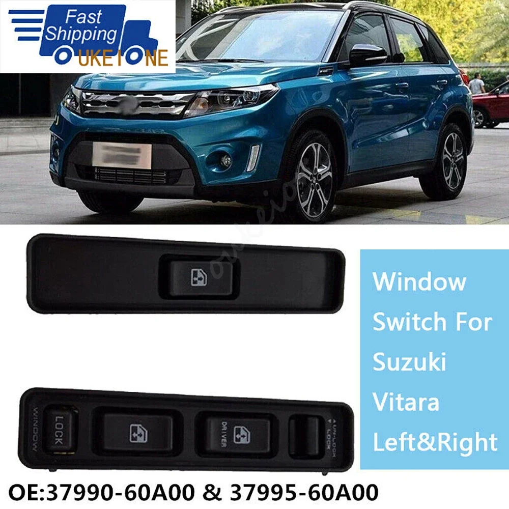 Electric Power Window Control Switch Button Parts For Suzuki Vitara Sidekick 1992-1998 Car Accessories 37990-60A00 37995-60A00